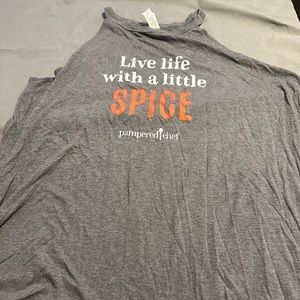 EUC 3x high neck tank top- Pampered Chef